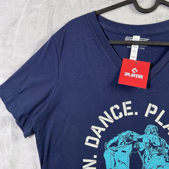 Seattle Mariners MLB T-Shirt Women's Large Playoffs Navy Blue Baseball Raleigh - Picture 3 of 10